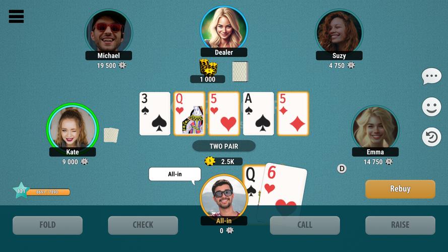 Kindza Poker スクリーンショット 2