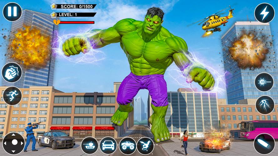 Incredible Monster Hero Games Tangkapan skrin 1