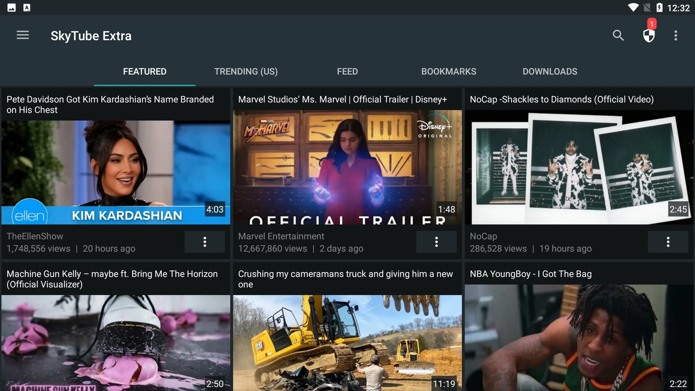 SKYTUBE Tangkapan skrin 1