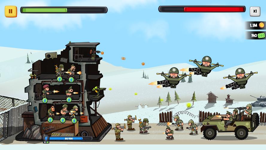 World War Army Defense: TD WW2 Capture d'écran 4