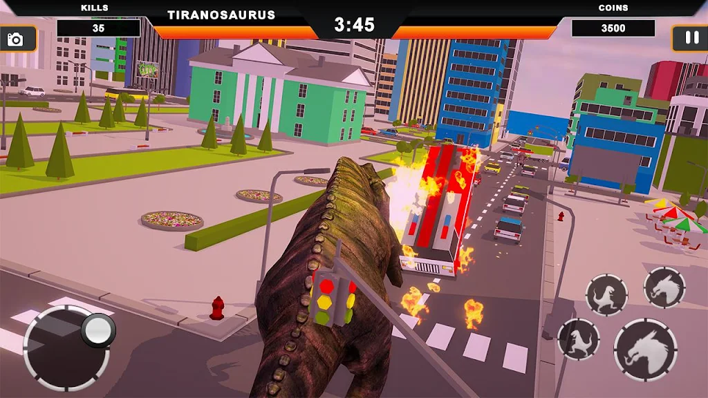 Dinosaur Rampage: Dino City Rampage Simulator Screenshot 4