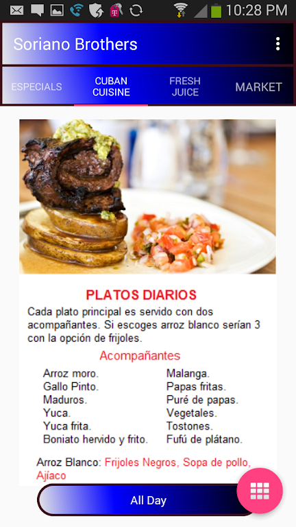 Soriano Brothers Cuban Cuisine Captura de pantalla 3