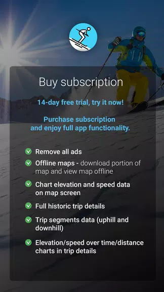 SkiPal - Accurate Ski Tracks Screenshot 2