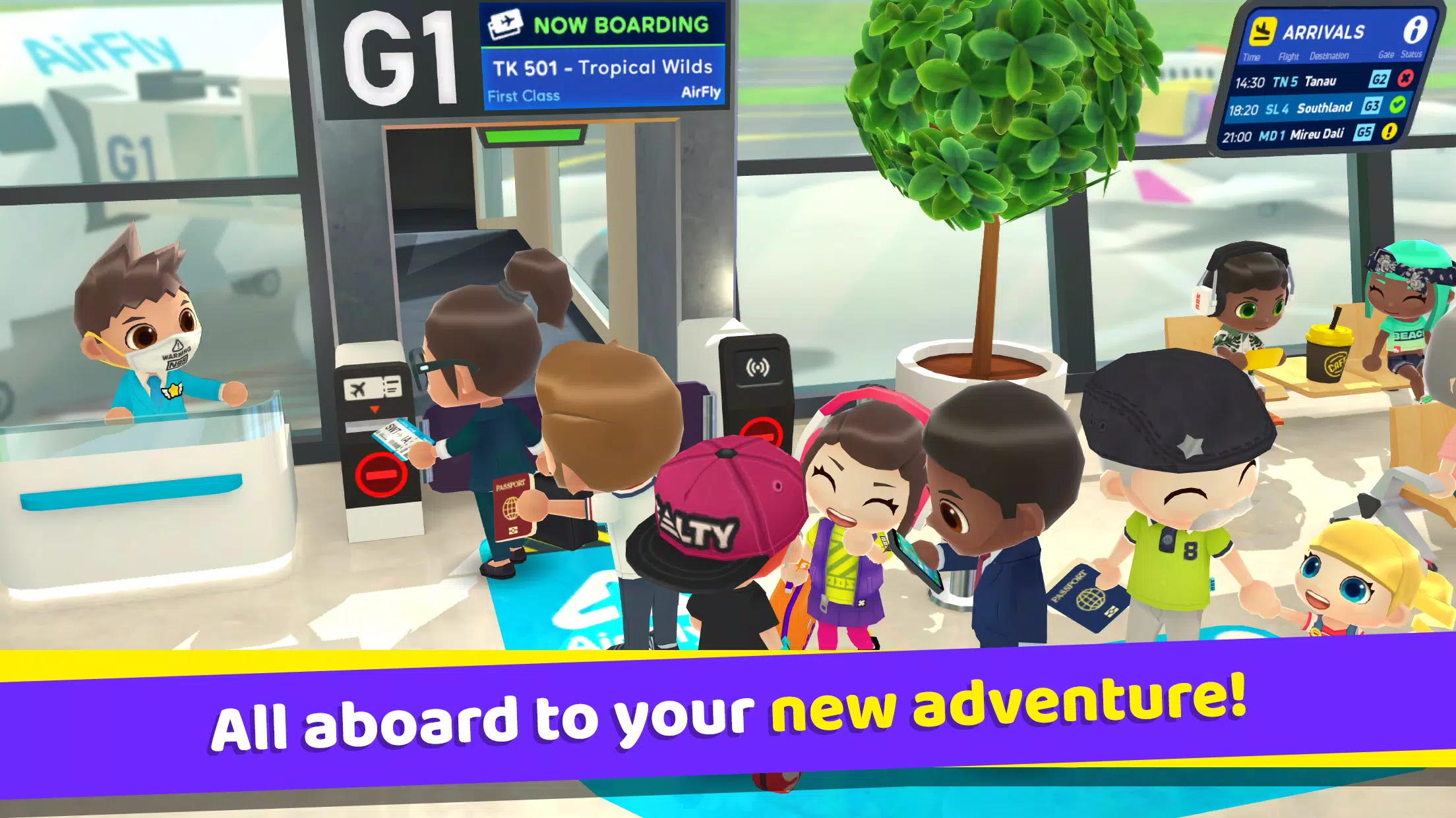 World Travel Stories - Airport スクリーンショット 1