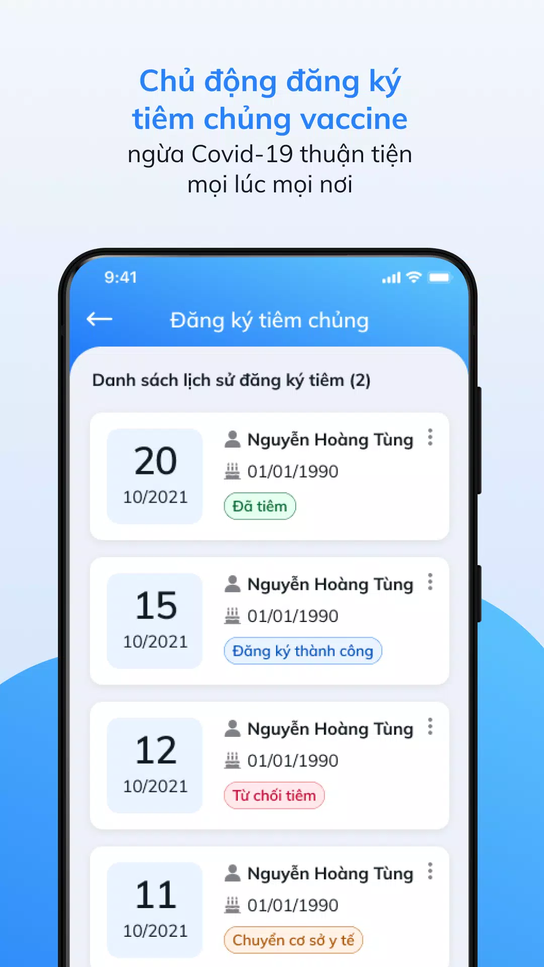 Sổ sức khỏe điện tử স্ক্রিনশট 2