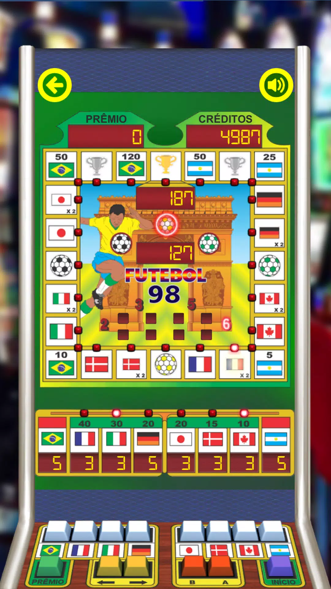 Football 98 Slot Machine Screenshot 1