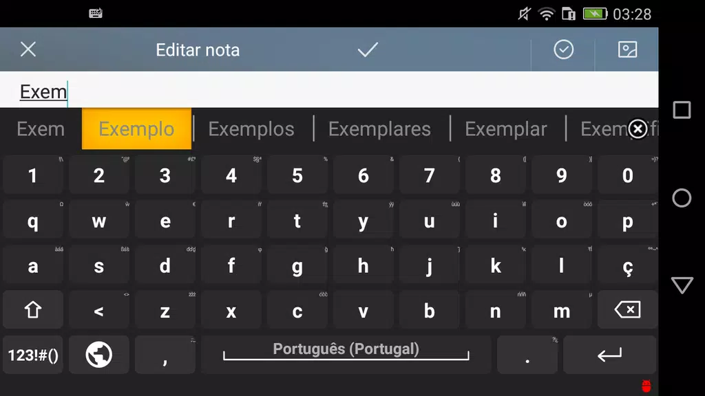 Portuguese for AnySoftKeyboard स्क्रीनशॉट 2
