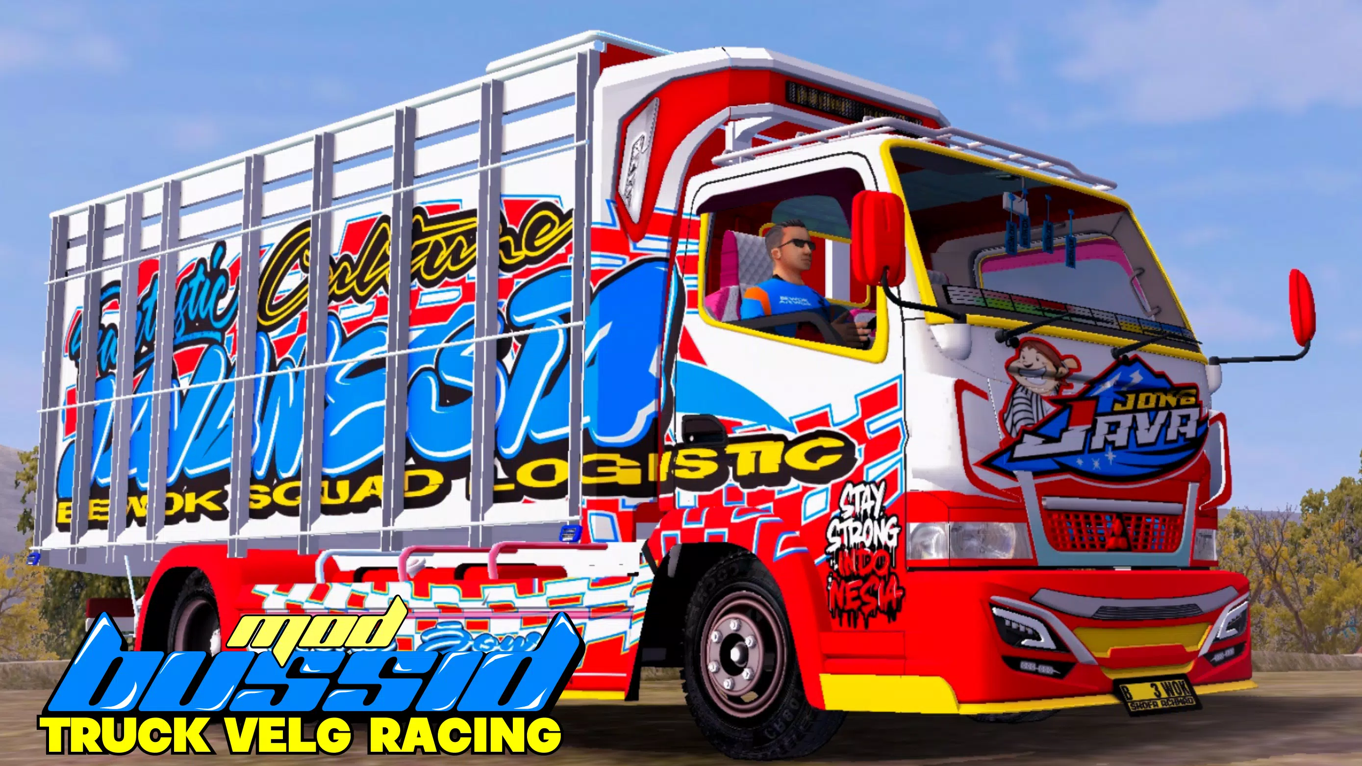 Mod Bussid Truck Velg Racing 스크린샷 1