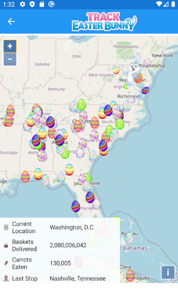 The Easter Bunny Tracker Schermafbeelding 3