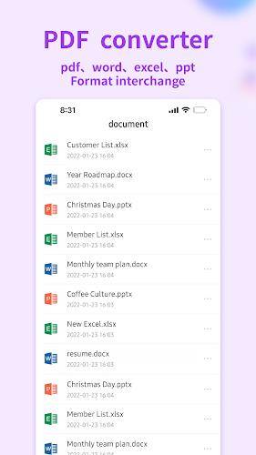 Document Editor:Word,Sheet,PDF Tangkapan skrin 3