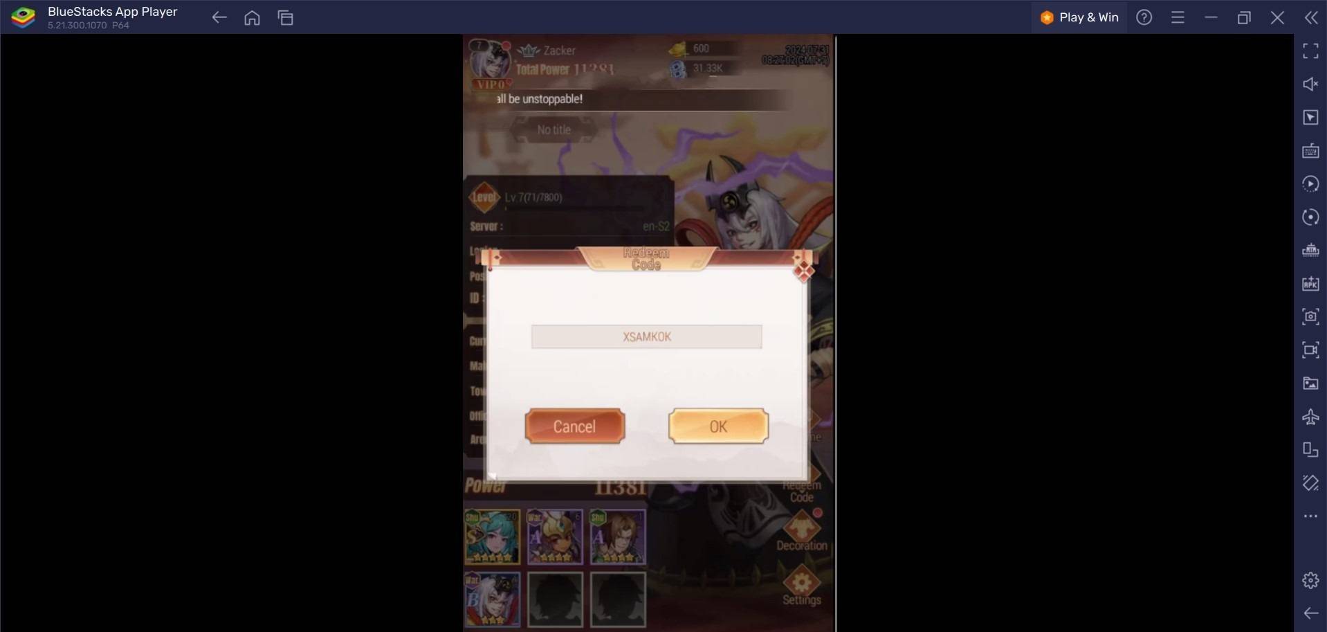 Découvrez la frontière X-Samkok avec des codes exclusifs