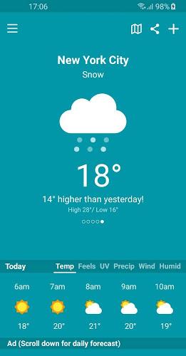 Weather Sky: Weather, Radar Скриншот 3