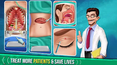 Offline Doctor Surgeon Games स्क्रीनशॉट 1