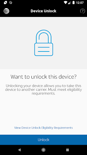 AT&T Device Unlock Скриншот 1