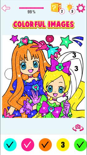 Anime Manga Color By Number Captura de pantalla 3