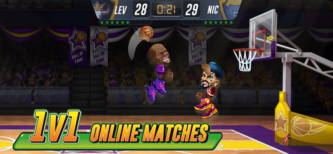 Basketball Arena: Online Game ဖန်သားပြင်ဓာတ်ပုံ 1