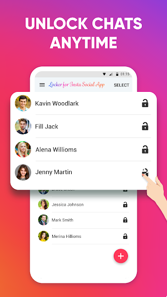 Locker for Insta Social App Mod Captura de tela 4