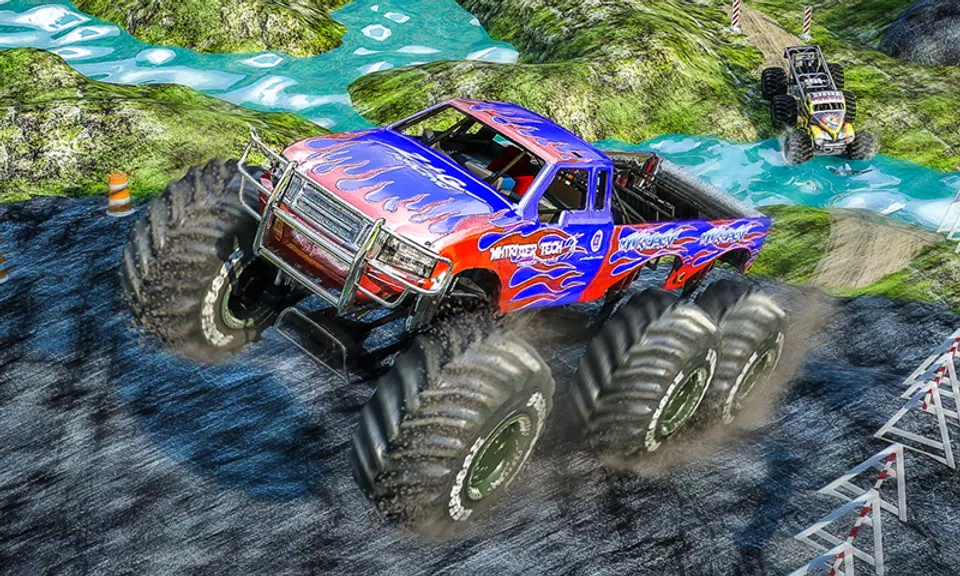 Monster 4x4 Offroad Jeep Stunt Racing 2019應用截圖第1張