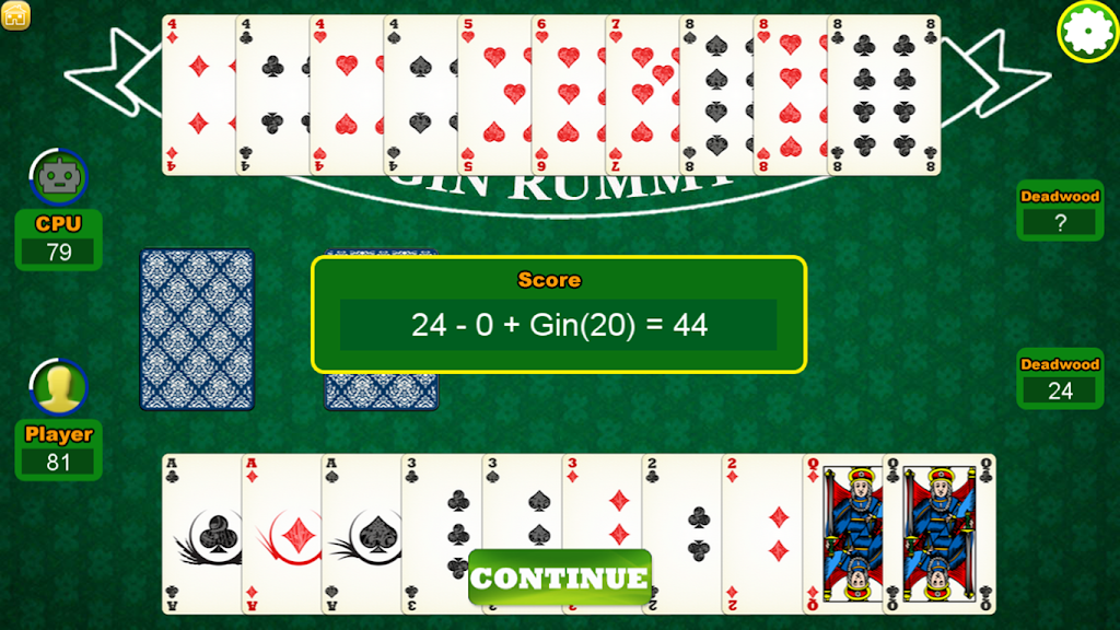 Gin Rummy Pabroton Capture d'écran 3