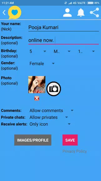 Indian Girls Chat ဖန်သားပြင်ဓာတ်ပုံ 4