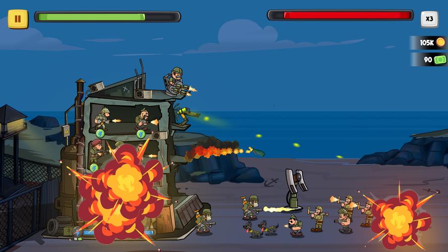 World War Army Defense: TD WW2 Capture d'écran 2