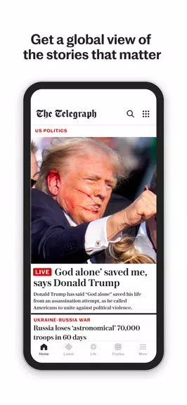 The Telegraph UK Latest News スクリーンショット 1