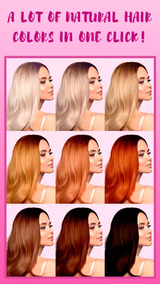 Changeur de couleur de cheveux Capture d'écran 3