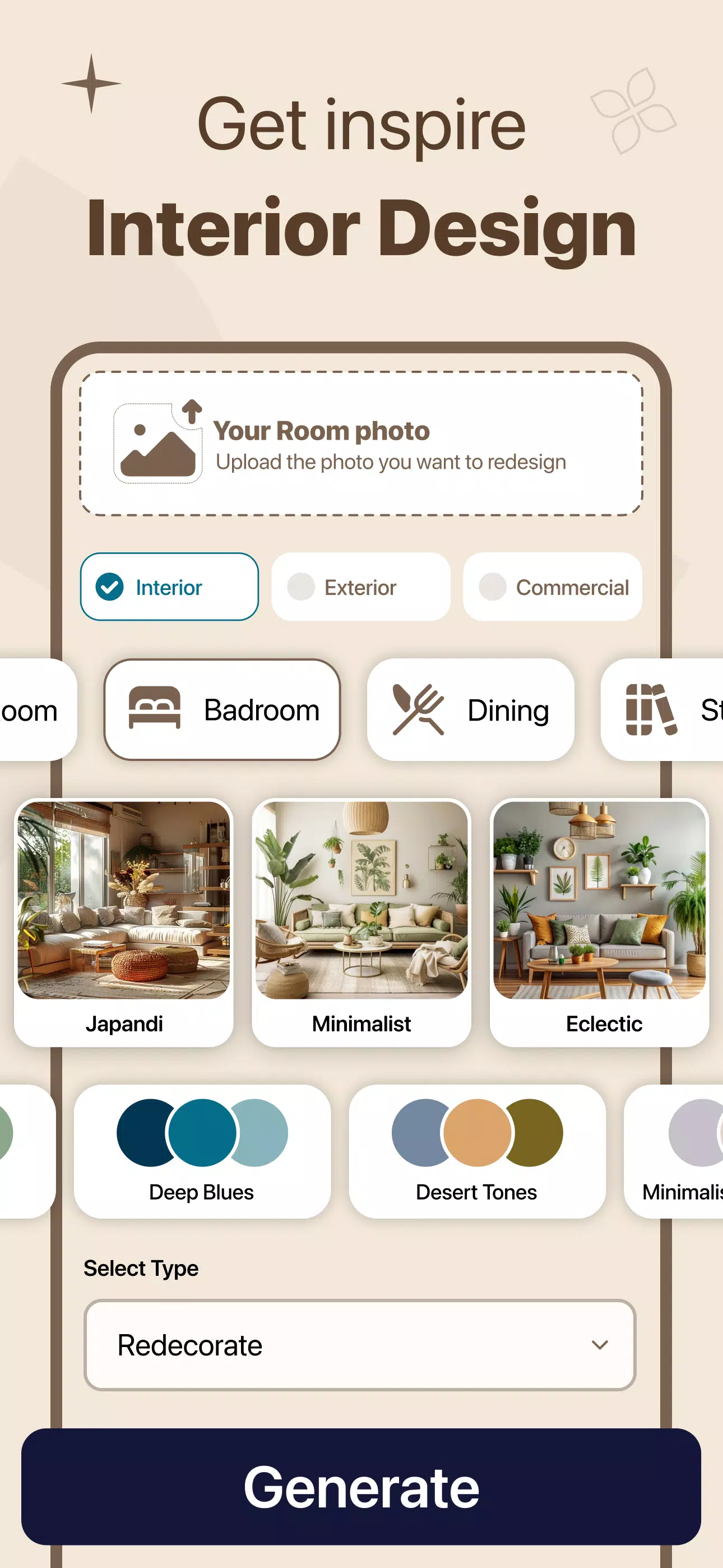 AI Room Planner & Home Design Capture d'écran 3