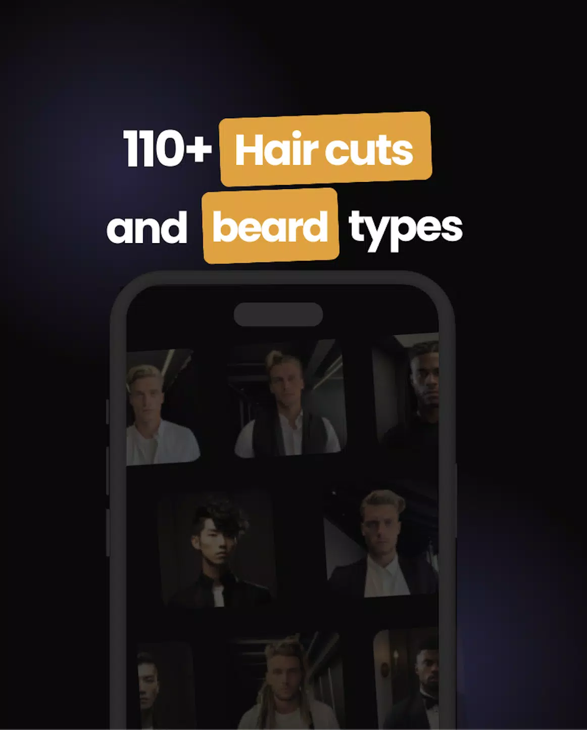 Men’s Hair Cuts & Hairstyles Capture d'écran 1