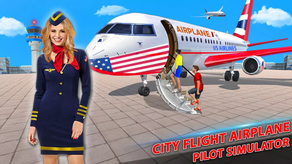 US Pilot Flight: Plane Games Screenshot 2