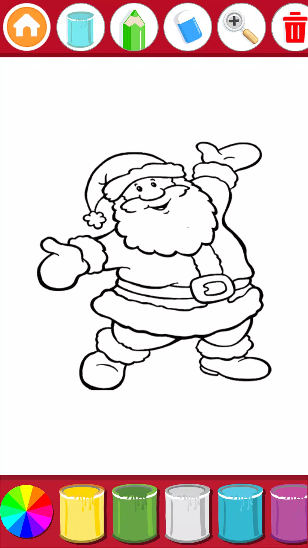 Christmas Coloring Book Tangkapan skrin 1