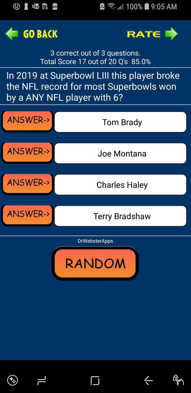 Trivia & Schedule Patriots Fan 스크린샷 4