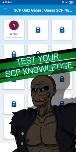 scp quiz game スクリーンショット 2