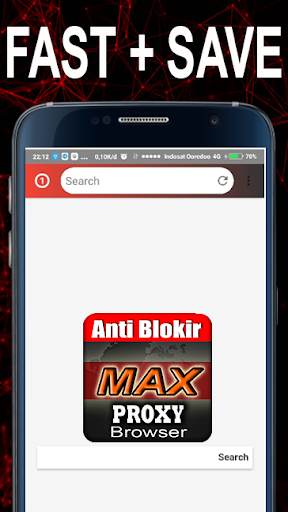 Schermata MAX-Proxy Browser Anti Blokir 1