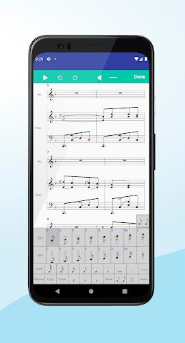 Score Creator: 音樂記譜法, 音樂制作, 譜曲應用截圖第3張