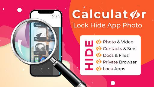 Calculator Lock – Lock Video & Hide Photo Tangkapan skrin 4