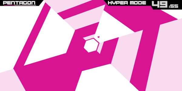 Super Hexagon Tangkapan skrin 2