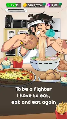 Food Fighter Clicker Games スクリーンショット 1