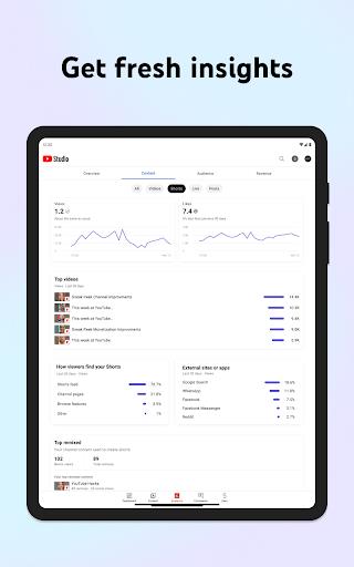 YouTube Studio Tangkapan skrin 2