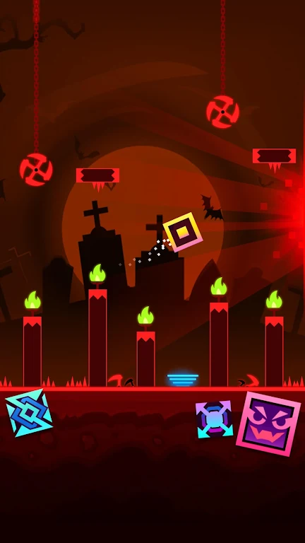 Block Dash: Geometry Jump Captura de pantalla 3