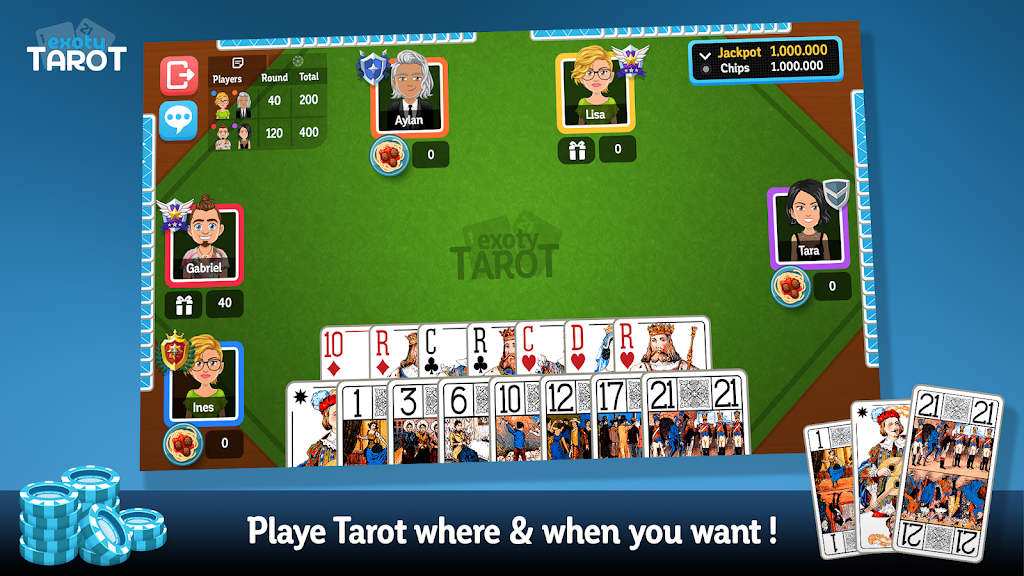 Multiplayer Tarot Game Скриншот 1