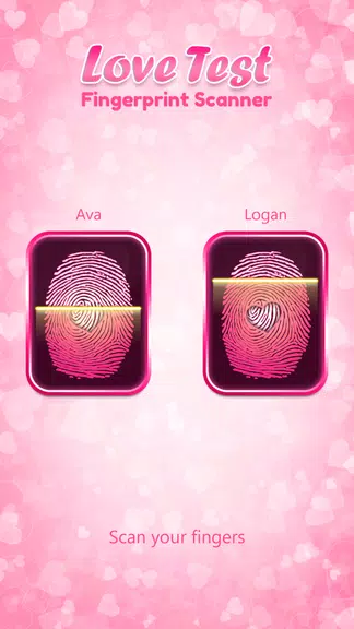 Schermata Love Compatibility Test Fingerprint 1