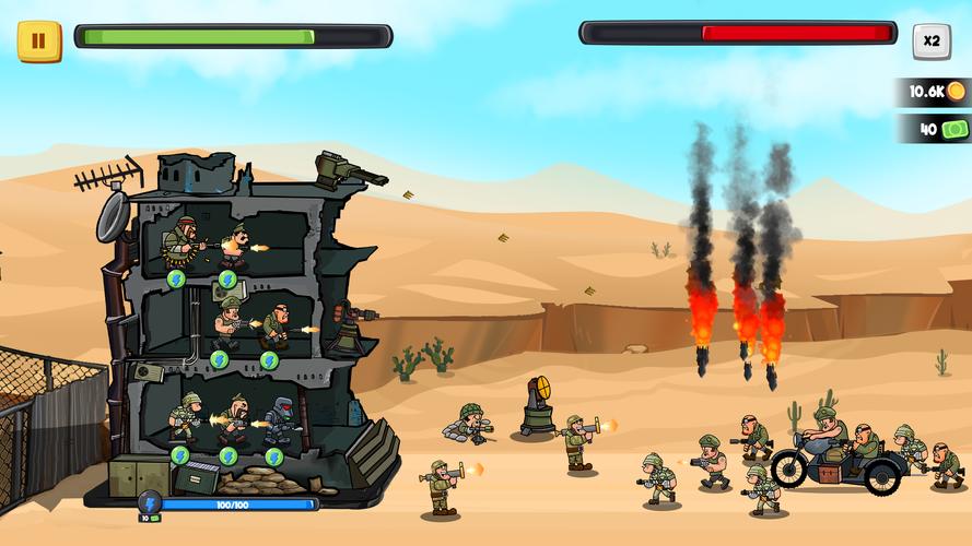 World War Army Defense: TD WW2 Capture d'écran 3
