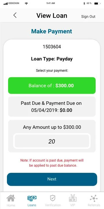 Net Pay Advance Captura de pantalla 3