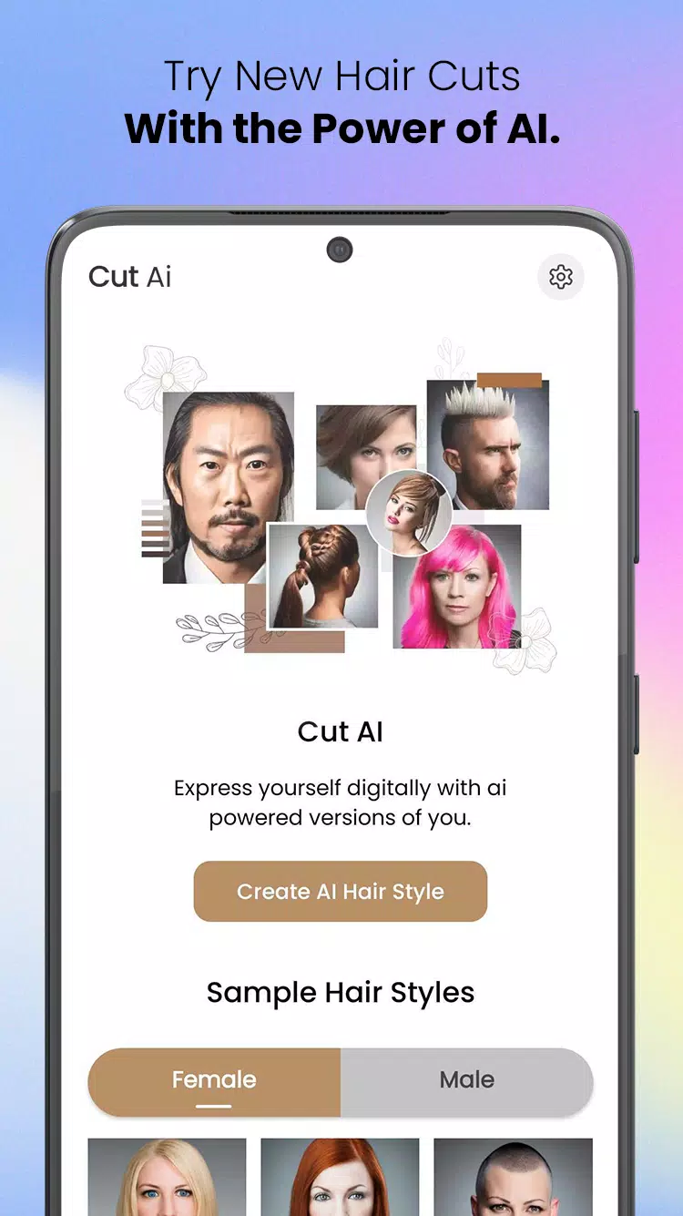 CutAI - AI Hair Style Changer Capture d'écran 1
