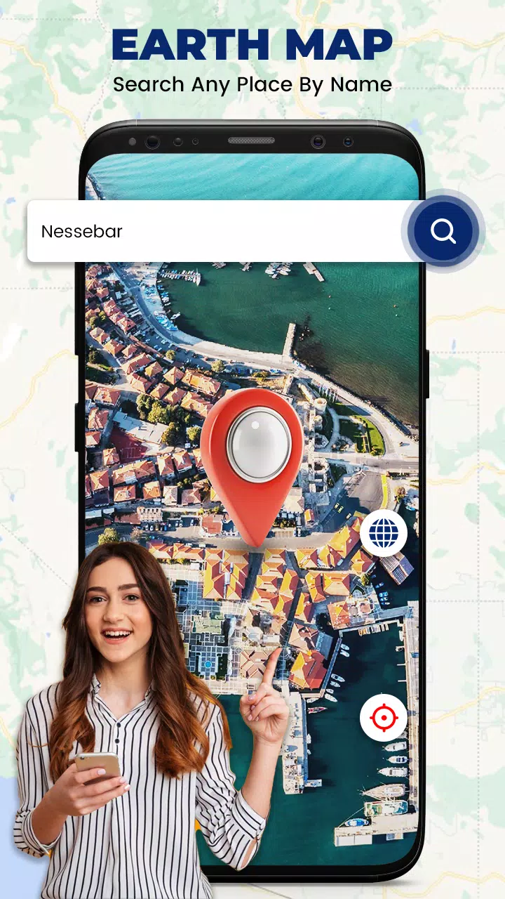 Live Earth Maps & Navigation 스크린샷 1