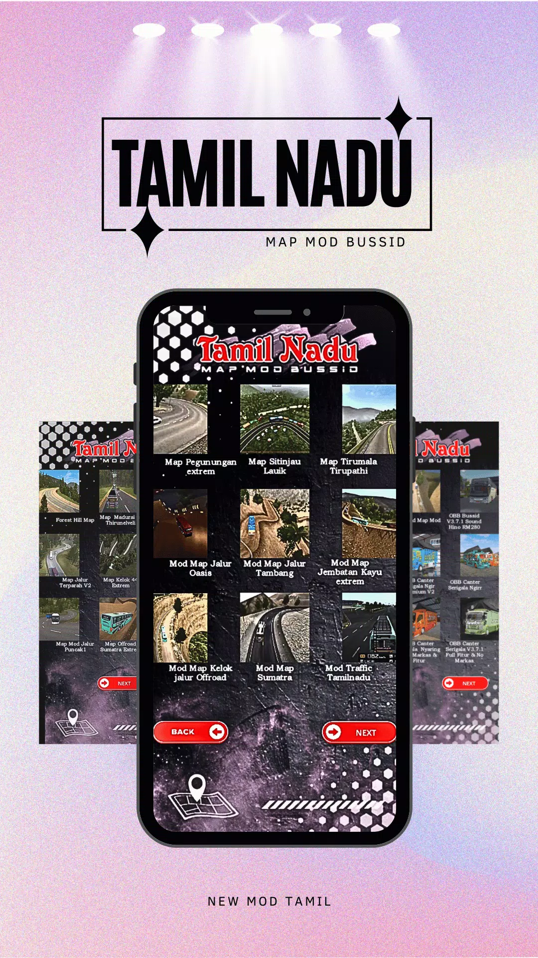 Tamil nadu map mod bussid Screenshot 3