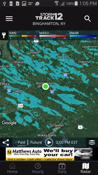 WBNG Storm Track 12 Zrzut ekranu 2