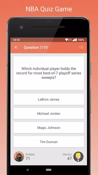 Schermata Fan Quiz for NBA 1