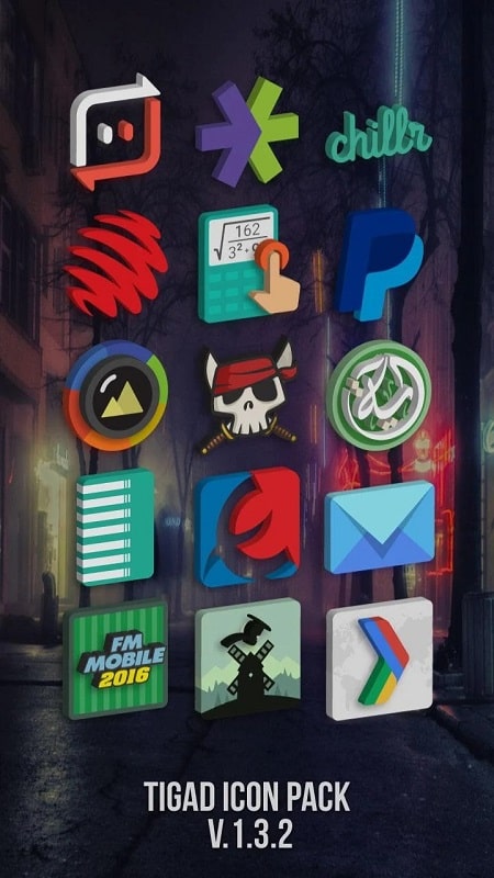 Tigad Pro Icon Pack Capture d'écran 3